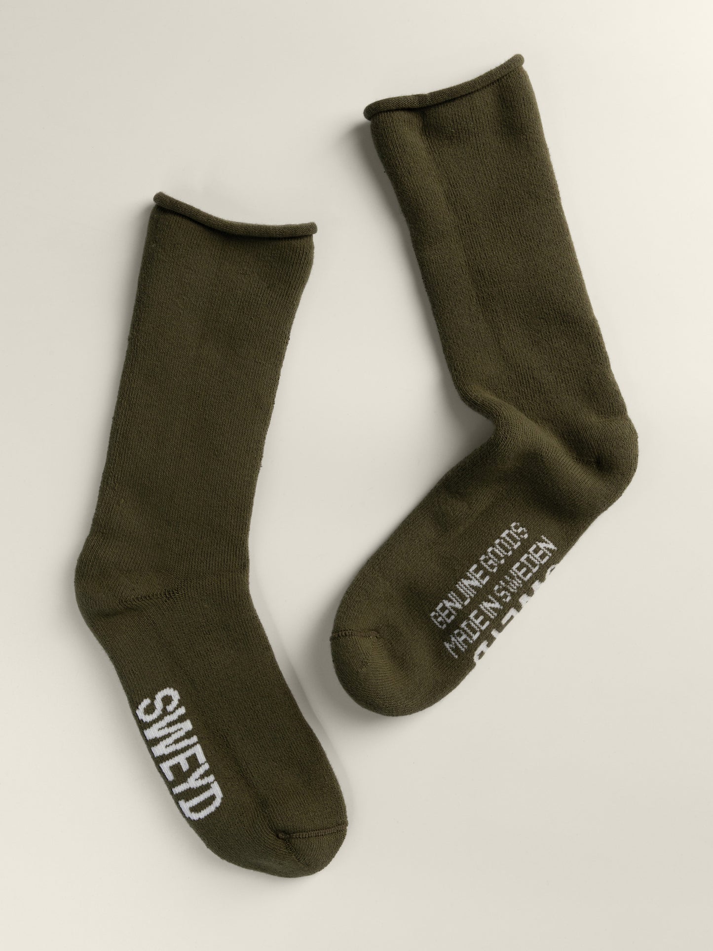 Cabin Sock Army Green 3-pack