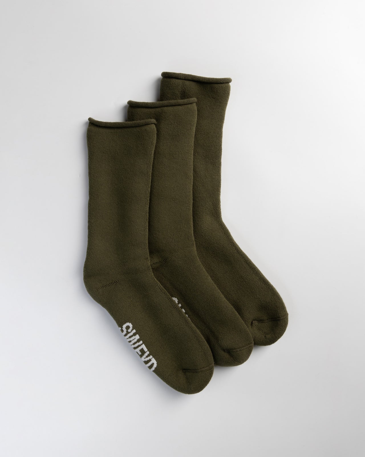 Cabin Sock Army Green 3-pack