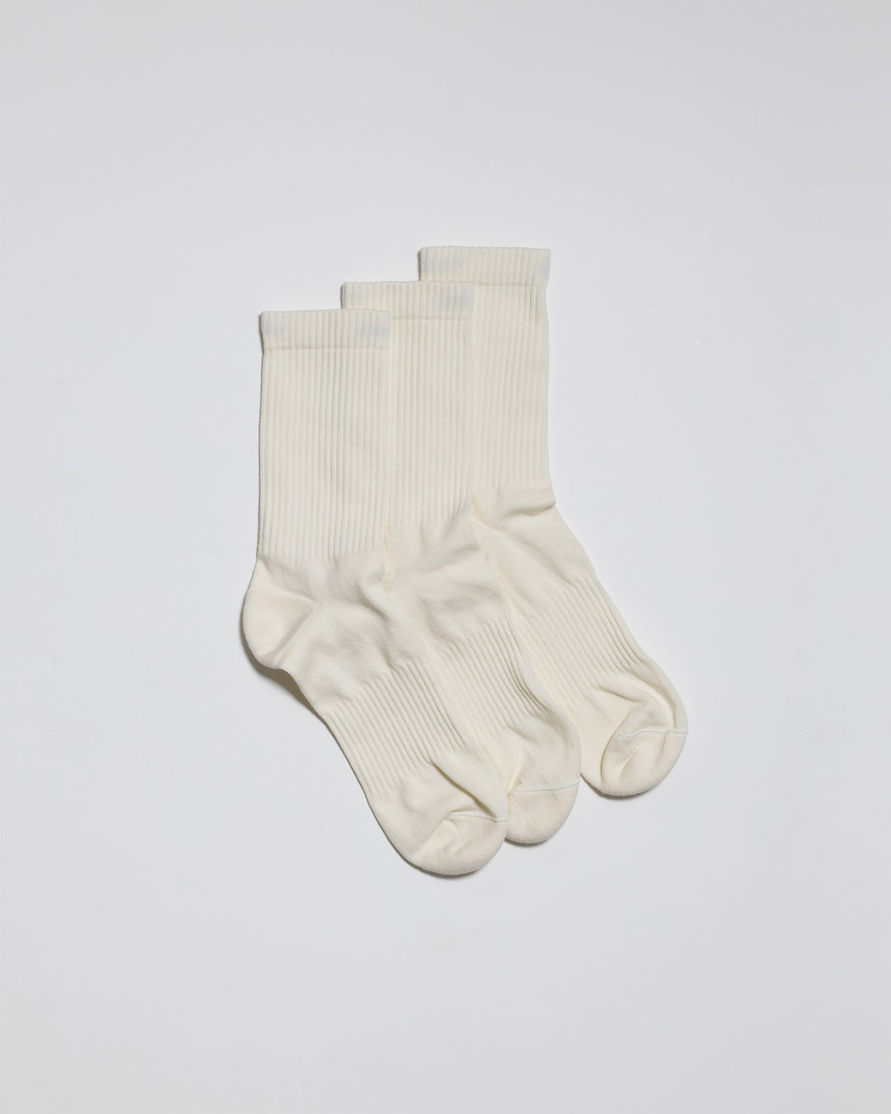 Crew Sock Off White 3-pack