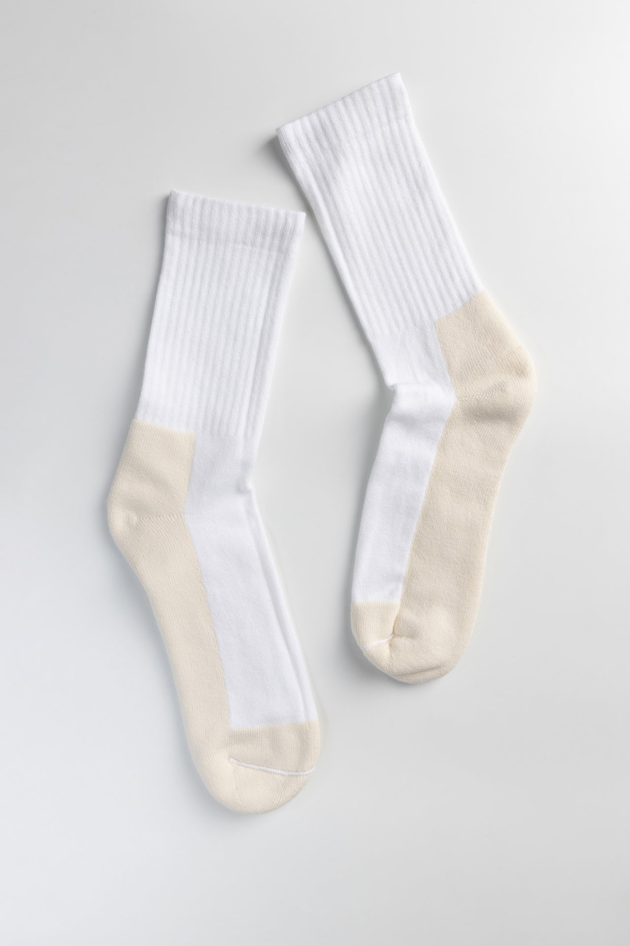 Two Tone Sock White/Off-White